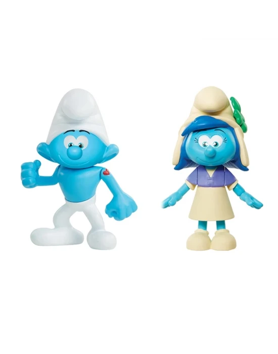 Şirinler Kayıp Köy Güçlü Şirin & Smurfstorm Figür Set