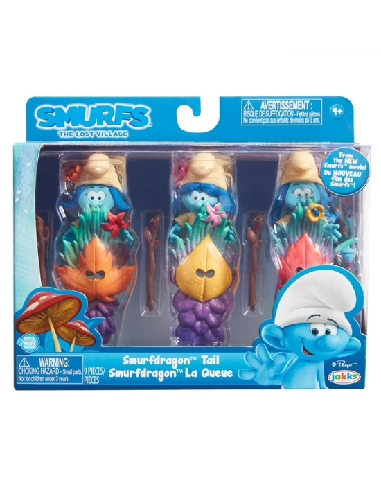 Şirinler Kayıp Köy Smurfstorm 3lü Figür Set Model 1