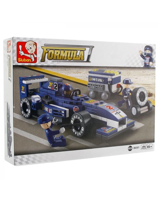 Sluban  Formula Mavi Şimşek Yarış Arabası