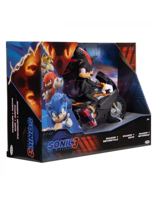 Sonic 3 Shadow Aksiyon Figür ve Motorsiklet 42406