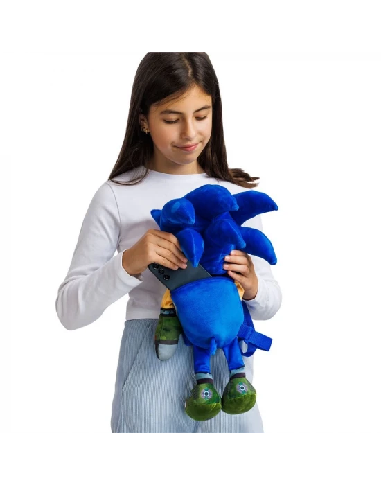 Sonic 45 cm Pelüş Figür Sırt Çantası SON7020