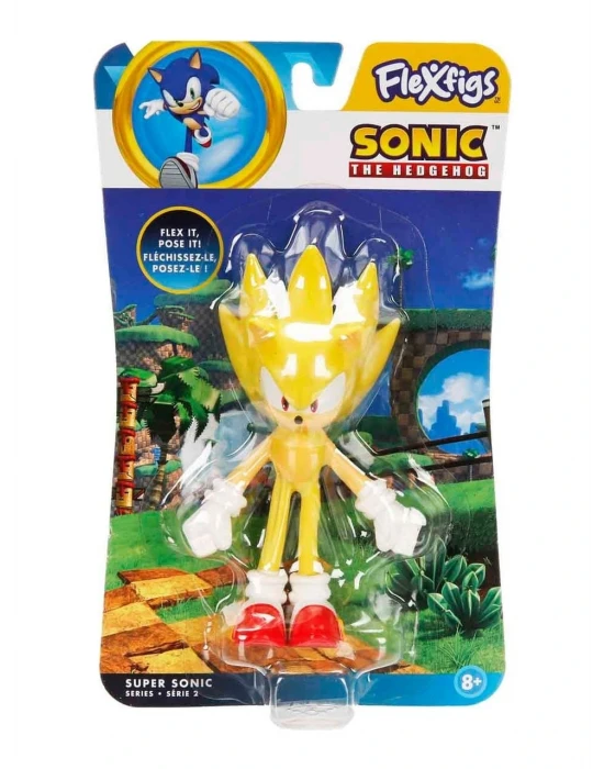 Sonic Aksiyon Figürü FLE03000 Flexfigs - Super Sonic