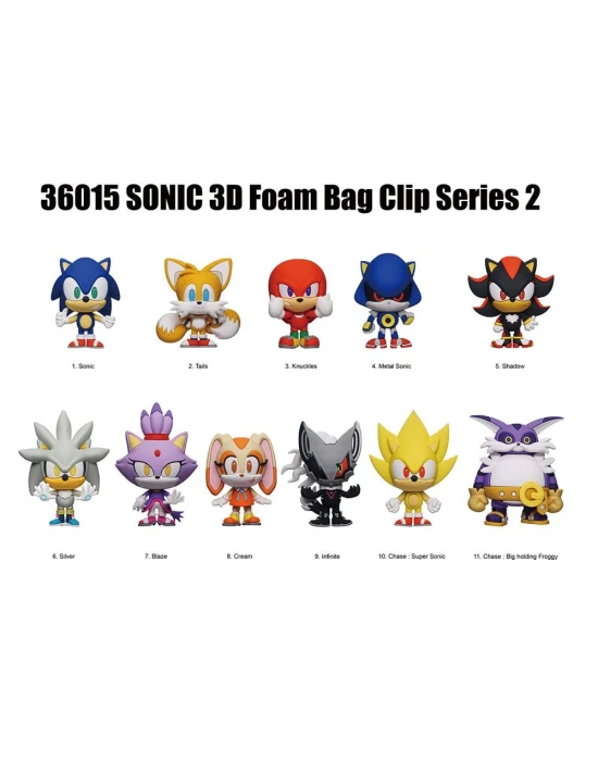 Sonic The Hedgehog Klipsli Figür Seri 2 36015