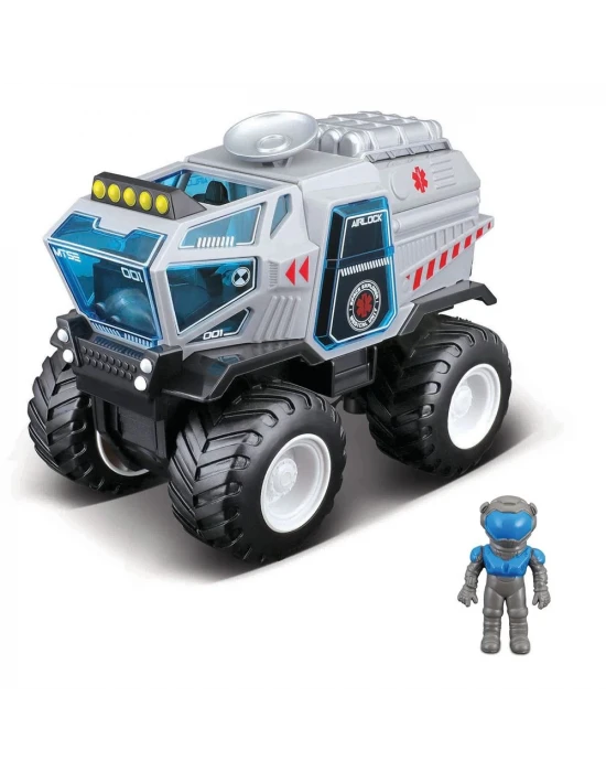 Space Explorers 4x4 Rover Uzay Aracı ve Figür Mavi