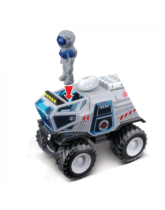 Space Explorers 4x4 Rover Uzay Aracı ve Figür Mavi