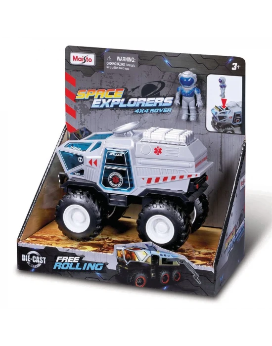 Space Explorers 4x4 Rover Uzay Aracı ve Figür Mavi