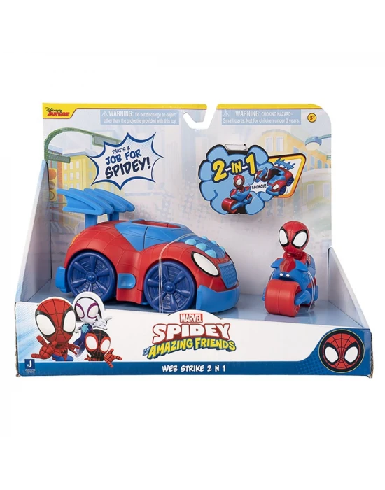 Spidey 2 in 1 Motor ve Araba PDY02000
