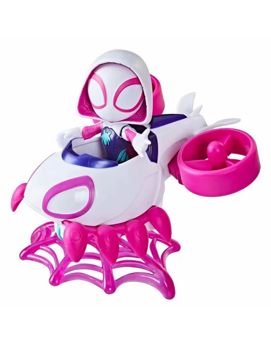 Spidey and his Amazing Friends Araç ve Figür F7456 - Ghost-Spider