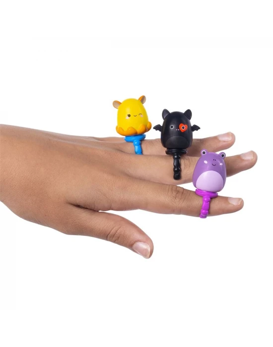 Squish-a-longs 8 Figür + Yüzük Set Seri 2 AL0025