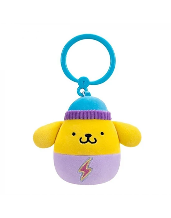 Squishmallows Hello Kitty Serisi Klipsli - Pompompurin 9 cm SN013
