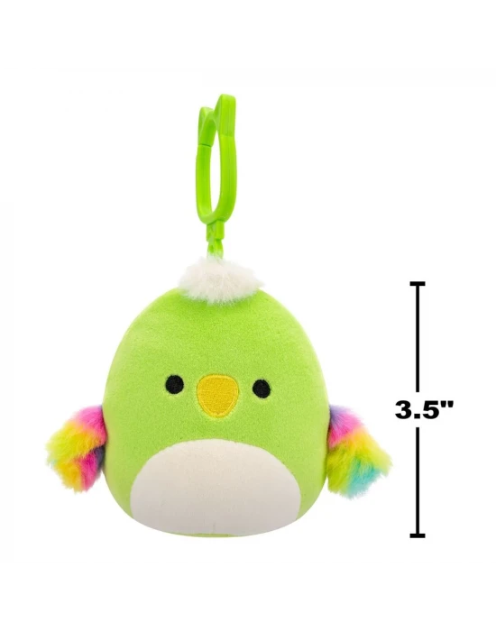 Squishmallows Papağan Wolfe 9 cm Klipsli CP00483
