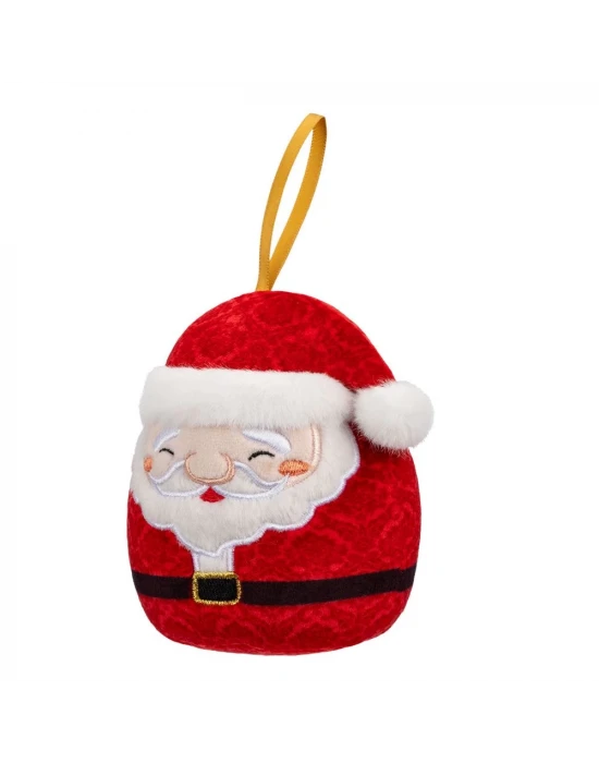 Squishmallows Yılbaşı Süsü - Noel Baba Nick 10 cm