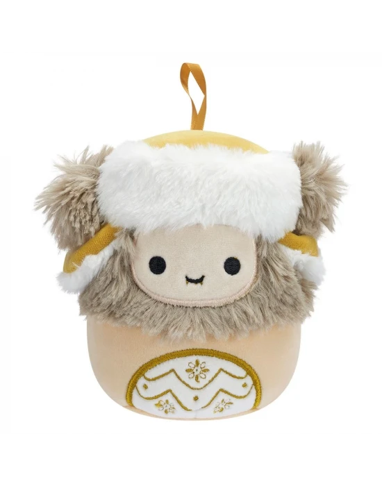 Squishmallows Yılbaşı Süsü - Yeti Dray 10 cm