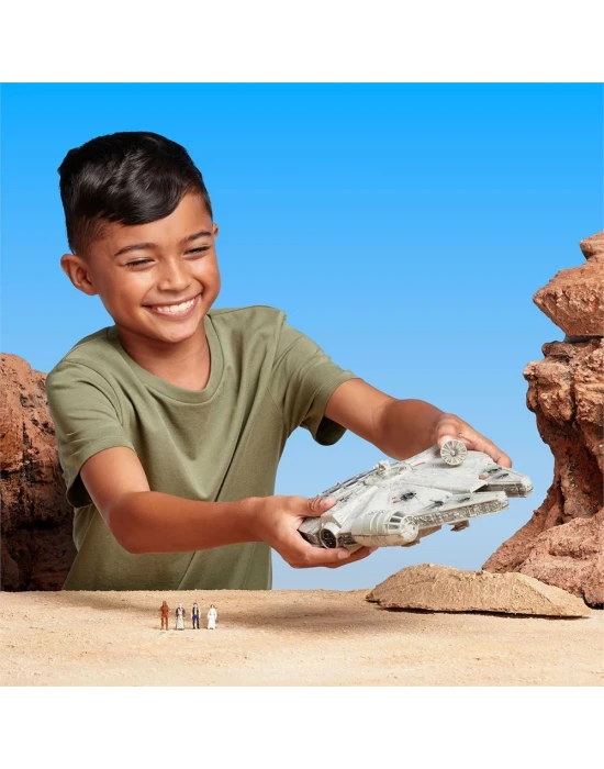 Star Wars Millennium Falcon ve Mikro Figür Seti SWJ0022