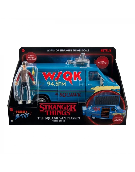 Stranger Things Steve Figür ve Squawk Araç Set STRT0073