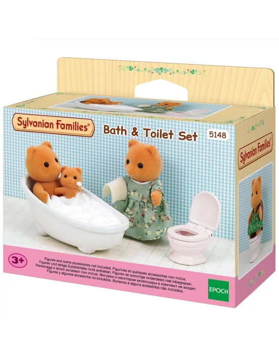Sylvanian Families Bath & Toilet Set