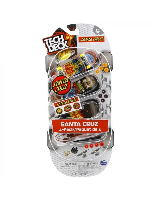 Tech Deck Santa Cruz Dörtlü Paket