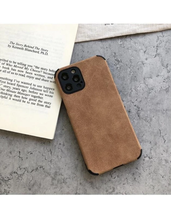 Tiger Köşe Korumalı Antik Deri Telefon Kılıfı