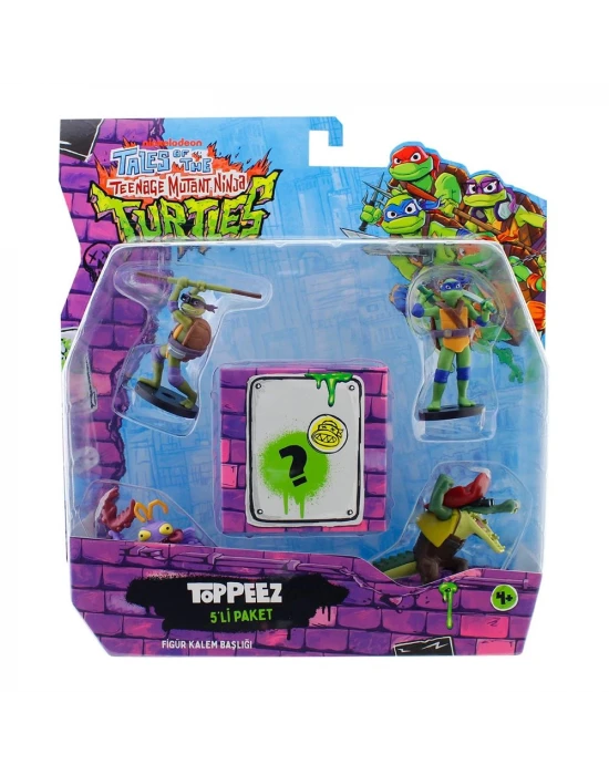 TMNT Figürlü Kalem Başlığı 5li Paket Model 2 NT2040
