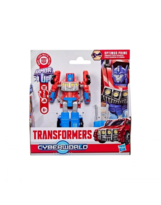 Transformers Cyberworld Armored Cyber Changers Optimus Prime G1054