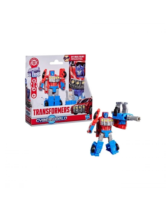 Transformers Cyberworld Armored Cyber Changers Optimus Prime G1054