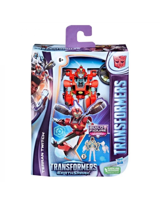 Transformers EarthSpark Deluxe Figür Terran Twitch F6734