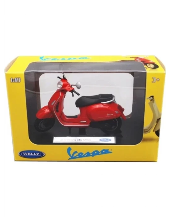 Welly 2017 vespa gts 125cc 1:18