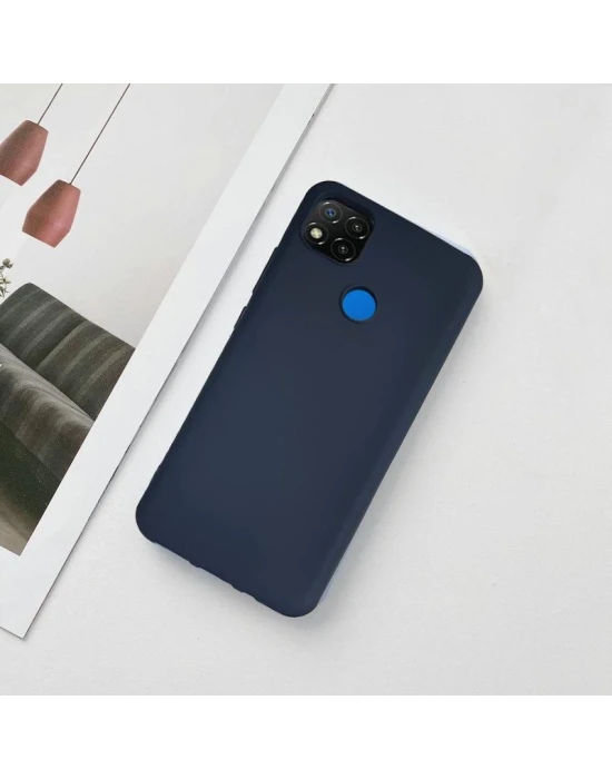 Xiaomi Redmi 9C Lansman Likid Silikon Kamera Korumalı Kılıf