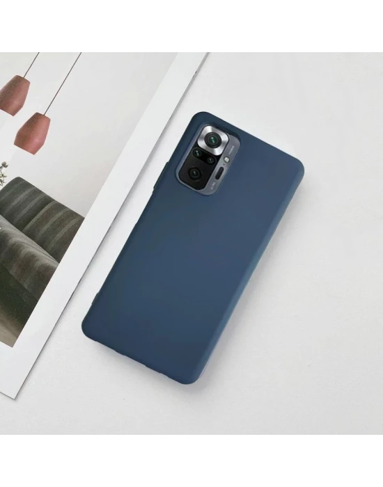 Xiaomi Redmi Note 10 Pro Lansman Likid Silikon Kamera Korumalı Kılıf