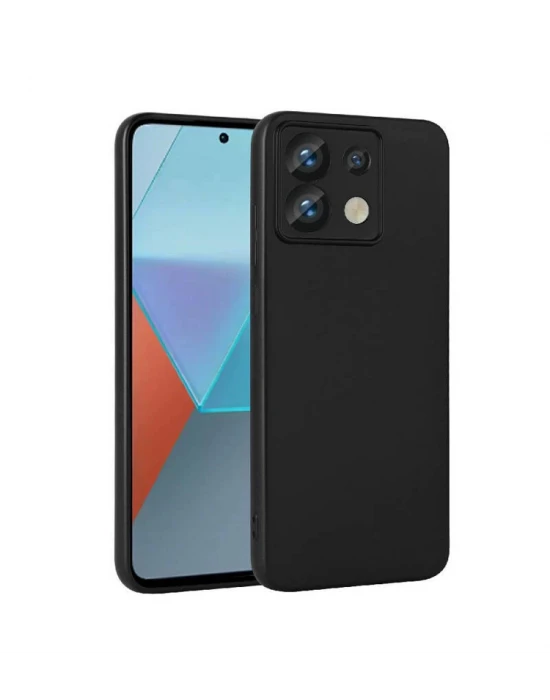 Xiaomi Redmi Note 13 5G Premier Siyah Silikon Kılıf