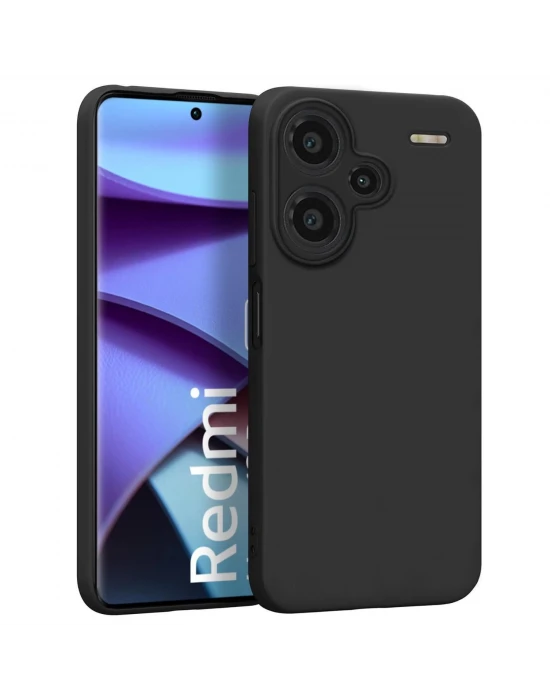 Xiaomi Redmi Note 13 Pro Plus 5G Premier Siyah Silikon Kılıf