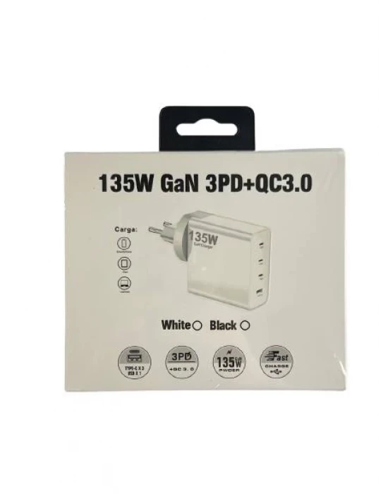 Ygt USB-C 4 Çıkışlı 135W Şarj Adaptörü