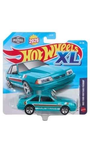 Hot Wheels XL Diecast Araba Tekli Paket 1:43 1992 Ford Mustang Foxbody JKL05