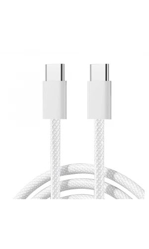 Joyroom S-A45 İphone Uyumlu Hasır Yeni Tip Type-cden Type-c Şarj Kablosu 60W