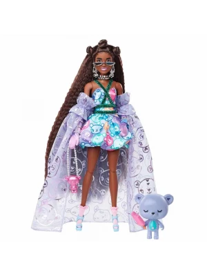 Barbie Extra Fancy - Mor Kostümlü Bebek