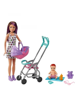 Barbie Bebek Bakıcılığı Oyun Seti GXT34
