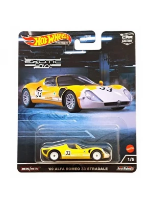 Hot Wheels Car Culture Premium Arabalar 69 Alfa Romeo 33 Stradale HCJ91