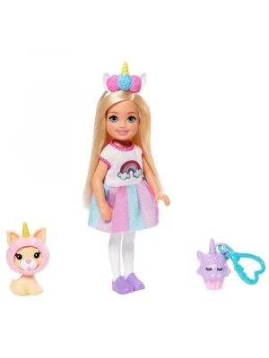 Barbie Kostümlü Chelsea ve Hayvacığı Oyun Setleri - Tek Boynuzlu