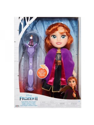 Frozen 2 Müzikli Asalı Anna Bebek 35 cm