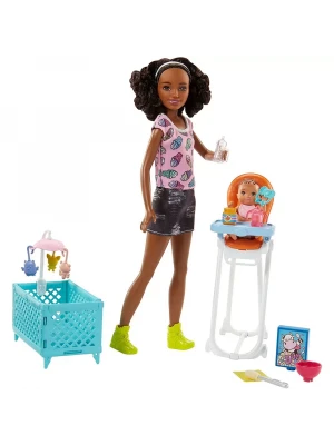 Barbie Skipper Bebek Bakıcılığı Oyun Seti FHY99