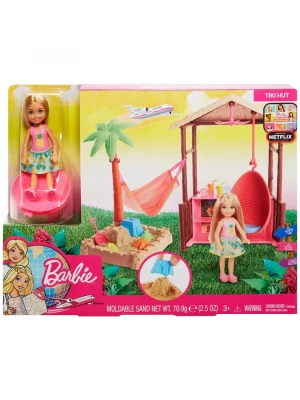 Barbie Seyahatte Chelseanin Kum Eğlencesi Oyun Seti