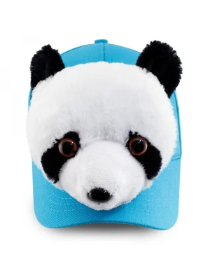 Neco Plush Panda Kep Şapka Mavi