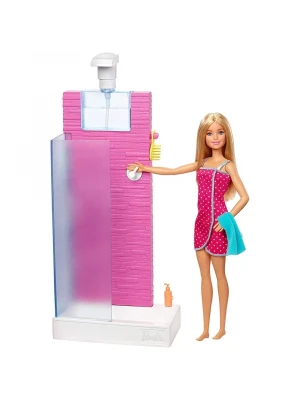 Barbie Bebek Ve Banyo Oyun Seti FXG51