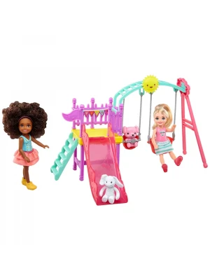 Barbie Chelsea ve Arkadaşı Oyun Parkında Oyun Seti