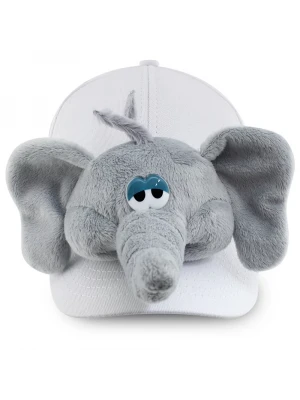 Neco Plush Fil Kep Şapka Beyaz