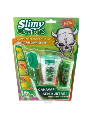 Slimy Creations Kendi Slimyni Yarat Yeşil