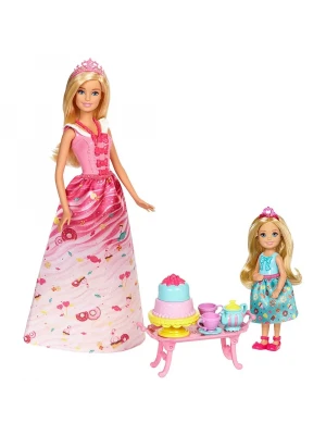 Barbie Dreamtopia Barbie ve Chelseanin Çay Partisi FDJ19