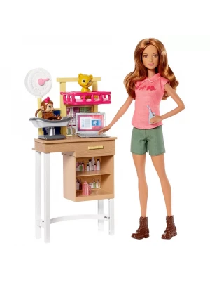 Barbie Ben Büyüyünce Meslek Bebekleri Veteriner Oyun Seti