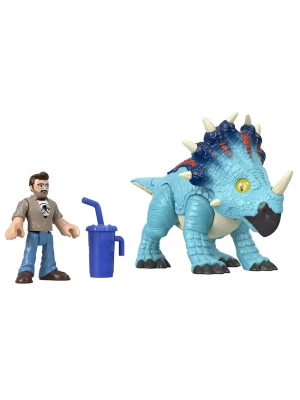 Imaginext Jurassic World Araçlar - Pachyrhinosaurus & Lowery