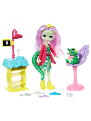 Enchantimals Andie Alligator ve Marshy Güleryüzlü Dişçi Oyun Seti